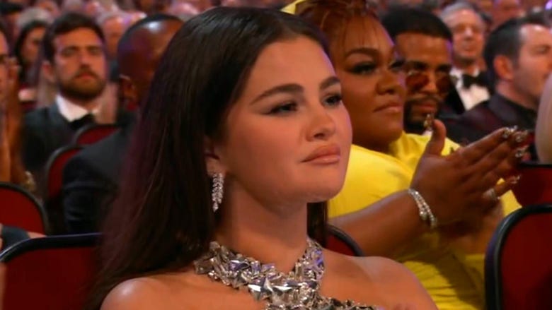 Selena Gomez Tears Up During Heartfelt Emmys Shoutout From John Leguizamo